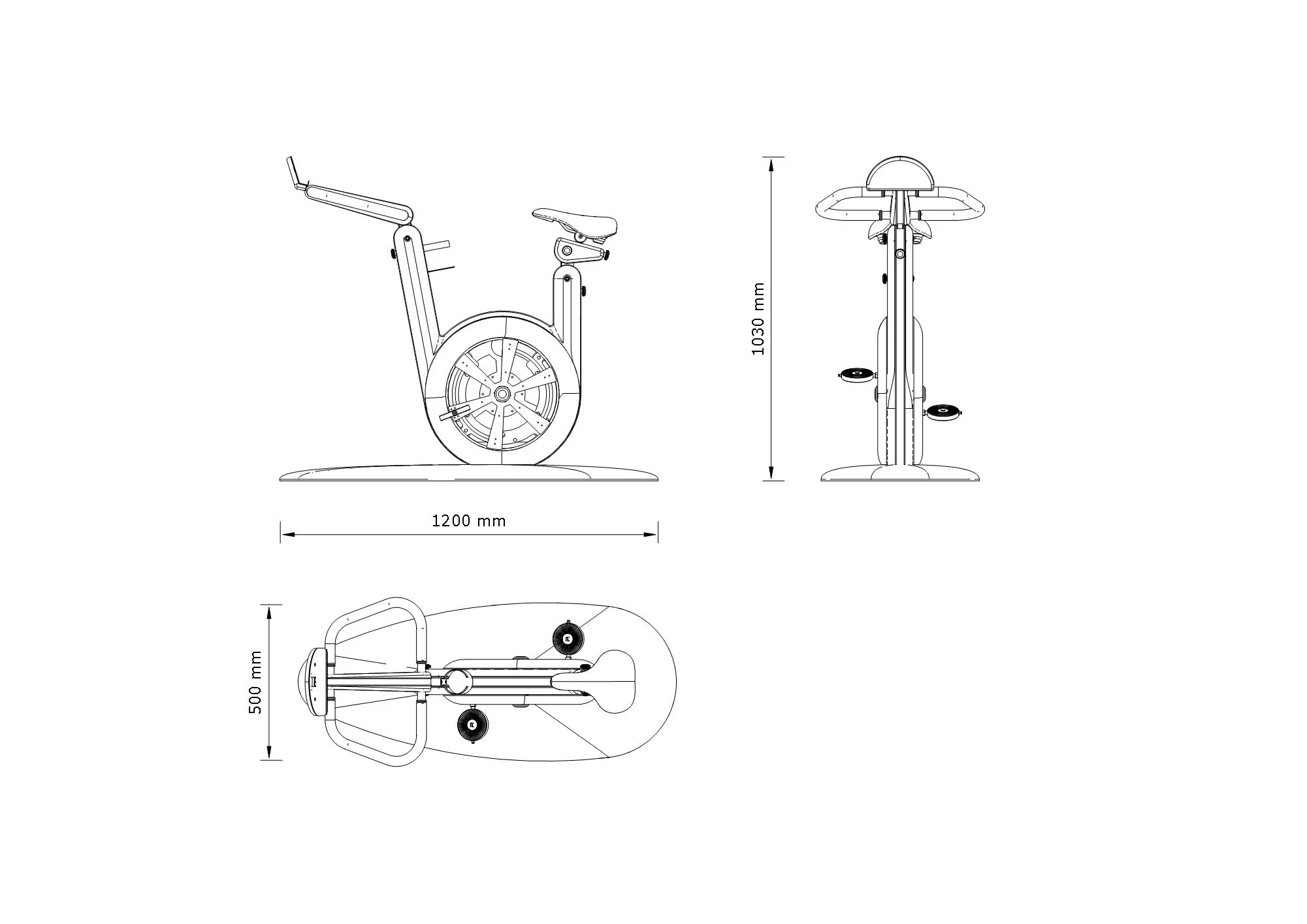 Hania™ Stationary Bicycle - Image 4